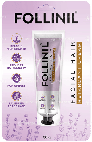 Follinil Facial Hair Retardant Cream 30gm