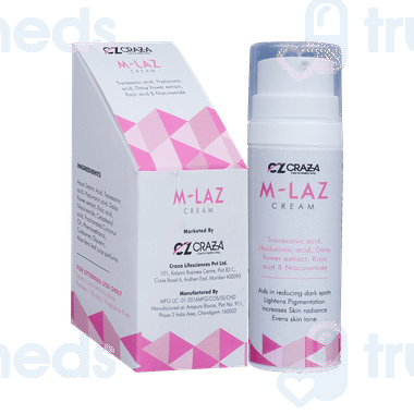 M Laz Cream 30 Gm - Uses, Side Effects, Dosage, Price | Truemeds