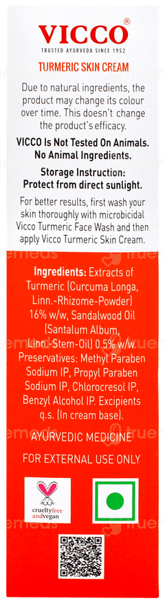 Vicco Turmeric Skin Cream 70gm