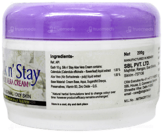 Sbls Silk N Stay Aloevera For Normal/Oily Skin Cream 200Gm