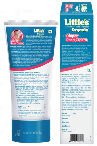 Little's Organix Diaper Rash Cream 50gm