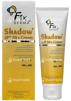 Fixderma Shadow Spf 50+ Pa +++ Cream 75gm Fixderma Shadow Spf 50+ Pa +++ Cream 75gm