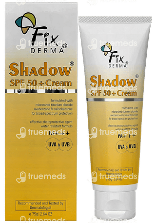 Fixderma Shadow Spf 50+ Cream 75 GM