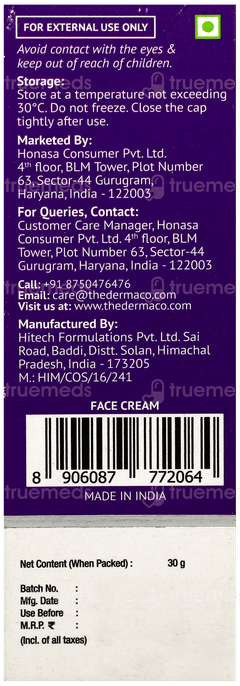 The Derma Co 2% Kojic Acid Face Cream 30Gm