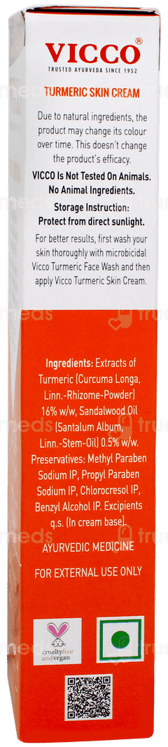 Vicco Turmeric Skin Cream 30gm