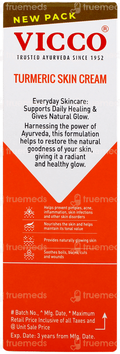 Vicco Turmeric Skin Cream 30gm