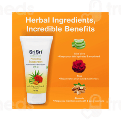 Sri Sri Tattva Protecting Spf 30 Sunscreen 60ml