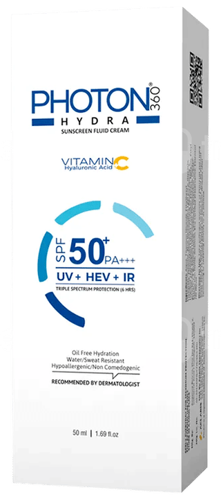 Photon Hydra 360 Sunscreen Fluid Cream 50 Ml