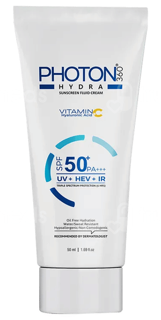 Photon Hydra 360 Sunscreen Fluid Cream 50 Ml