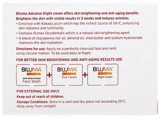 Biluma Advance Night Cream 45gm
