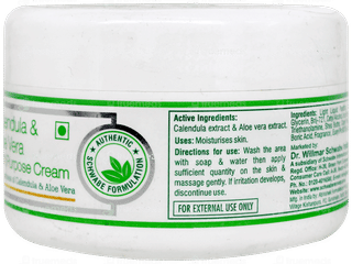 Boericke & Tafel Calendula & Aloe Vera Multipurpose Cream 100gm