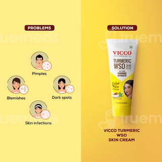 Vicco Turmeric Wso Skin Cream 15Gm