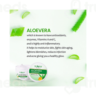 Baksons Sunny Herbals Aloevera Calendula Cream 125gm