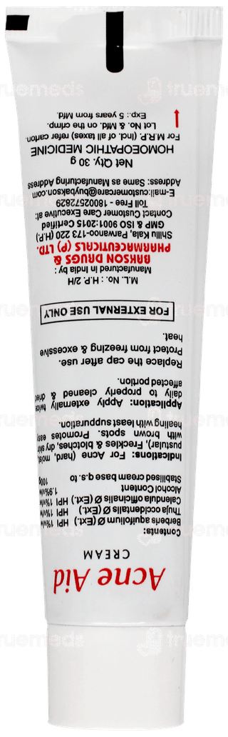 Baksons Acne Aid Cream 30Gm