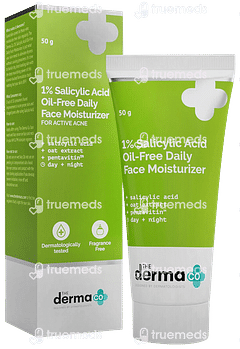 The Derma Co 1 % Salicylic Acid Oil Free Moisturizer Cream 50 GM