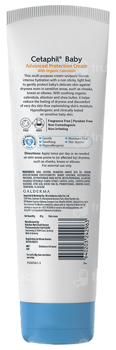 Cetaphil Baby Advanced Protection With Organic Calendula Cream 85gm
