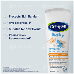 Cetaphil Baby Advanced Protection With Organic Calendula Cream 85gm