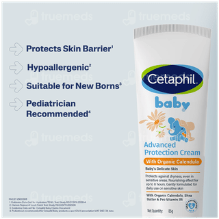 Cetaphil Baby Advanced Protection With Organic Calendula Cream 85gm