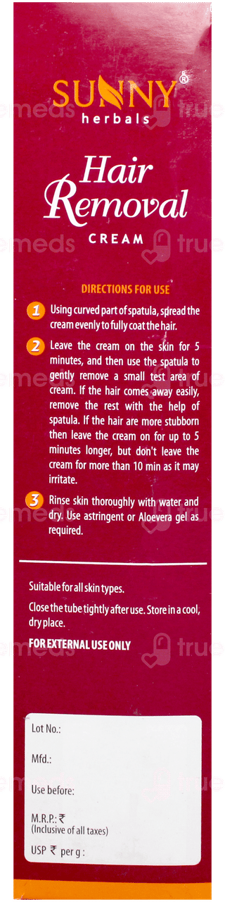 Baksons Sunny Herbals Hair Removal Cream 100gm