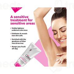 Qraa Advanced Lacto Dark Underarm Whitening Cream 100 GM