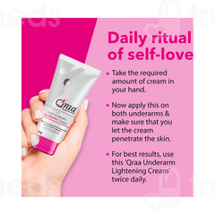 Qraa Advanced Lacto Dark Underarm Whitening Cream 100 GM