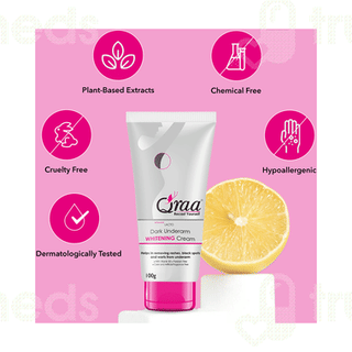 Qraa Advanced Lacto Dark Underarm Whitening Cream 100 GM