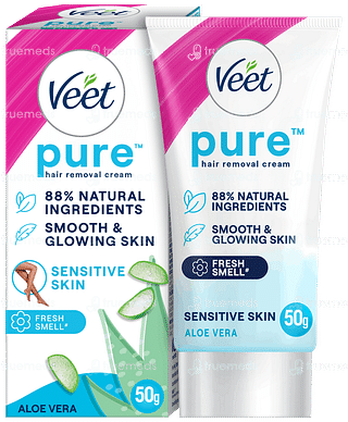 Veet Pure Aloe Vera Sensitive Skin Hair Removal Cream 50gm