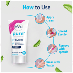 Veet Pure Aloe Vera Sensitive Skin Hair Removal Cream 50gm