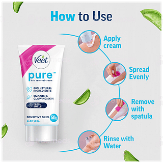 Veet Pure Aloe Vera Sensitive Skin Hair Removal Cream 50gm