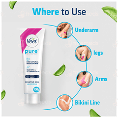 Veet Pure Sensitive Skin Hair Removal Cream 100gm