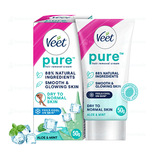 Veet Pure Dry Skin Hair Removal Cream 50gm