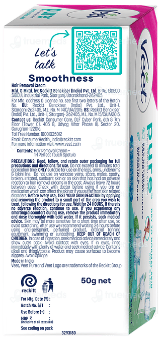Veet Pure Dry Skin Hair Removal Cream 50gm