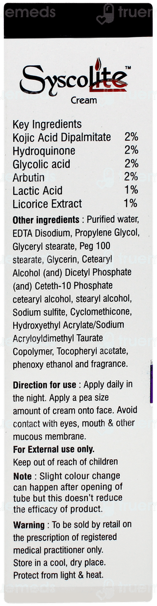 Syscolite Cream 20gm