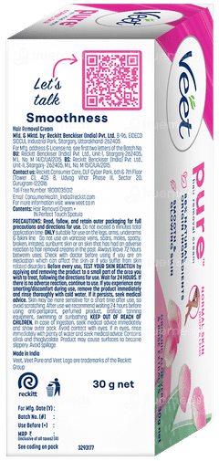 Veet Pure Normal Skin Hair Removal Cream 30gm