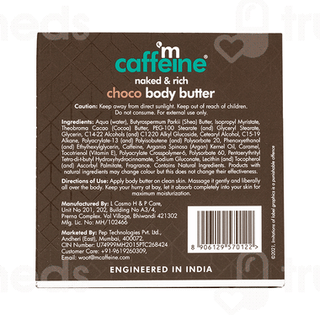 Mcaffeine Naked And Rich Choco Body Butter 100gm