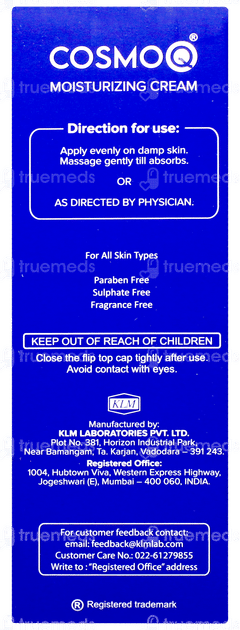 Cosmoq Moisturizing Cream 50gm