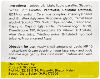 Laglo Mf 10 Moisturizing Cream 100gm