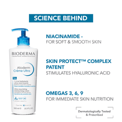 Bioderma Atoderm Ultra Nourishing Moisturising Cream 500ml