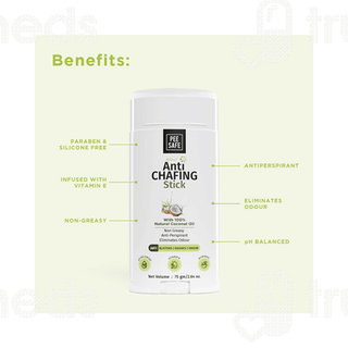 Pee Safe Natural Anti Chafing Stick Cream 75 Gm