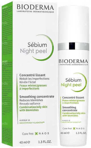 Bioderma Sebium Night Peel Smoothing Concentrate Cream 40ml