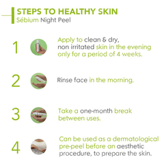 Bioderma Sebium Night Peel Smoothing Concentrate 40ml