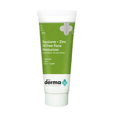 The Derma Co Squalaneand Zinc Oil Free Face Moisturizer Cream 50 Gm