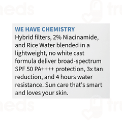Plum Rice Water & Niacinamide 2% Spf 50 Pa+++ Hybrid Sunscreen 15gm