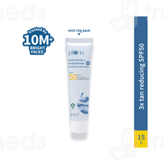 Plum Rice Water & Niacinamide 2% Spf 50 Pa+++ Hybrid Sunscreen 15gm
