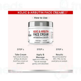 Dermora Kojic And Arbutin Face Cream 50 Gm
