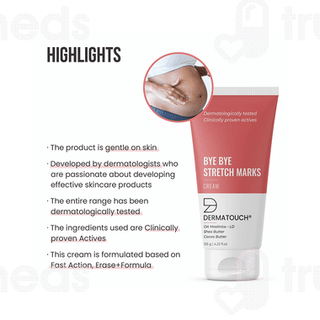 Dermatouch Bye Bye Stretch Marks Cream 125 GM