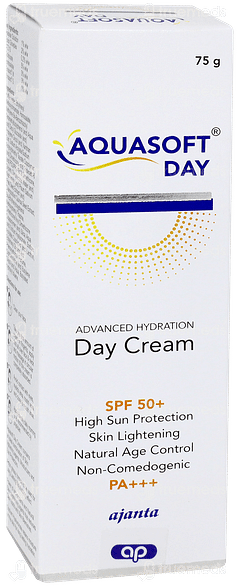 Aquasoft Day Spf 50+ Pa+++ Cream 75gm Aquasoft Day Spf 50+ Pa+++ Cream 75gm