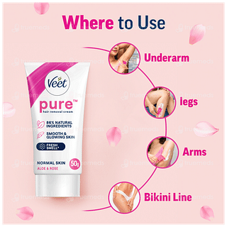 Veet Pure Hair Removal Normal Skin Cream 50gm