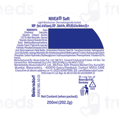 Nivea Soft Light Moisturising Cream 200ml