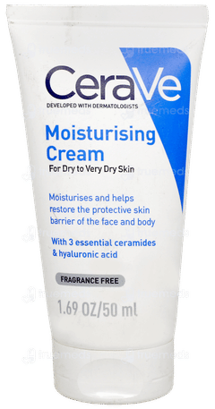 Cerave Moisturising Dry To Very Dry Skin Cream 50Ml
